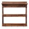 HBCY Creations Rustic Mug Rack Wall Mounted with Shelf - Coffee Cup Hangers - Built in Shelf for Coffee or Sugar, Wooden Coffee Mug Organizer